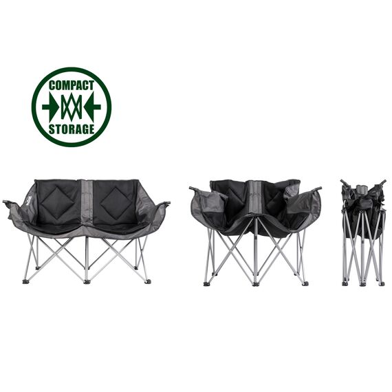 Brunner, Action, Sofa Extra Komfort Universale, Schwarz