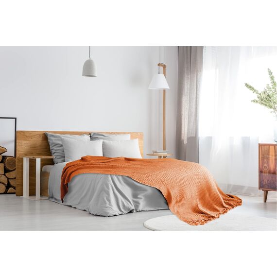 Emma Barclay Honeycomb — schlichte Überdecke für Sessel und Sofas aus recycelter Baumwolle mit Waffelstruktur, 50 x 60 cm (127 x 152 cm)