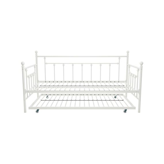 DHP Manila Metall-Tagesbett/Ausziehbett Weiß Einzel