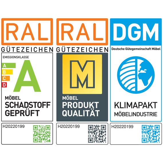 CAVADORE Ecksofa Mavericco inkl. Kissen / XXL-Eckcouch im modernen Design / Longchair links / 285 x 69 x 170 / Lederoptik grau