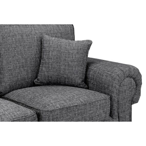 Honeypot - Sofa - Wilcot - Ecksofa - 3 Sitzer - 2 Sitzer - Grauer Stoff (Armchair)