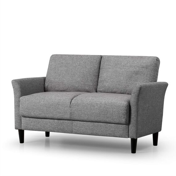Zinus Sofa/Kleine gewebte Polstercouch / 136x88x79 / Soft-grau, EU-SF-B5432G