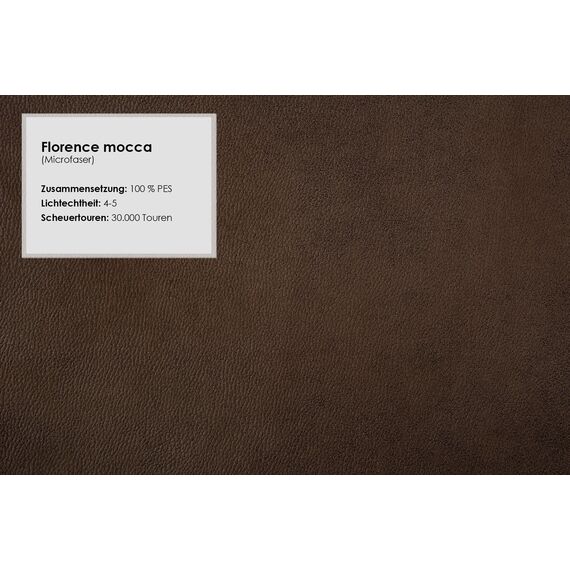 Cavadore Ecksofa Mavericco / XXL Couchecke inkl. Kissen / Longchair links / Industrial Style / 285 x 69 x 170 (BxHxT) / Mikrofaser Dunkelbraun