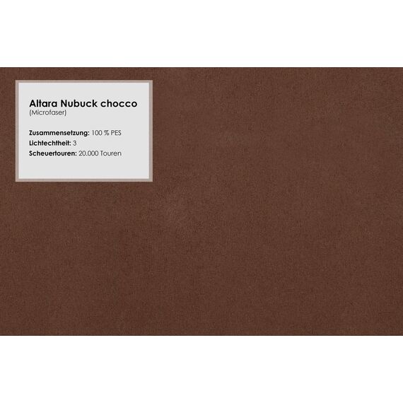 Cavadore Ecksofa Mavericco / XXL Eckcouch Inkl. Rückenkissen und Zierkissen / Longchair links / Industrial Style / 285 x 69 x 170 (BxHxT) / Mikrofaser Hellbraun