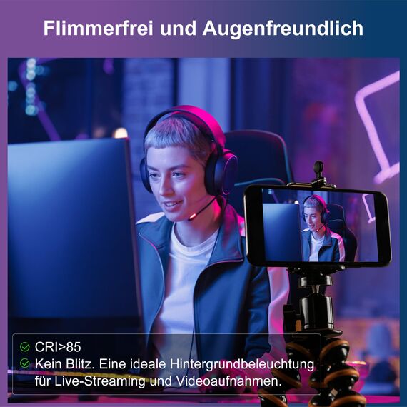 DUSKTEC Einbaustrahler LED RGB, Smart LED Spots Deckenleuchte 230V Alexa, Deckenspots APP Dimmbar Farbig 2700K-6000K Warmweiß bis Kaltweiß 10W, Einbauleuchten Decke Flach für Bad 4 stück