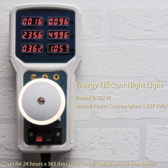 LED Bernstein Nachtlicht, Nachtlicht LED Sensor, Steckdose, Energieeffizient, Lichtsensor, Smart Nachtlicht für Schlafzimmer, Bad, Küche, Rund, 2er Pack