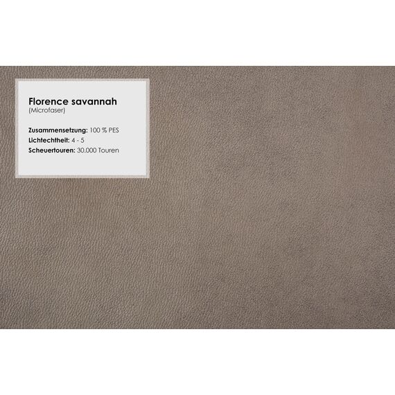 Cavadore Ecksofa Mavericco / XXL Eckcouch Inkl. Rückenkissen und Zierkissen / Longchair rechts / Industrial Style / 285 x 69 x 170 (BxHxT) / Mikrofaser Hellbraun