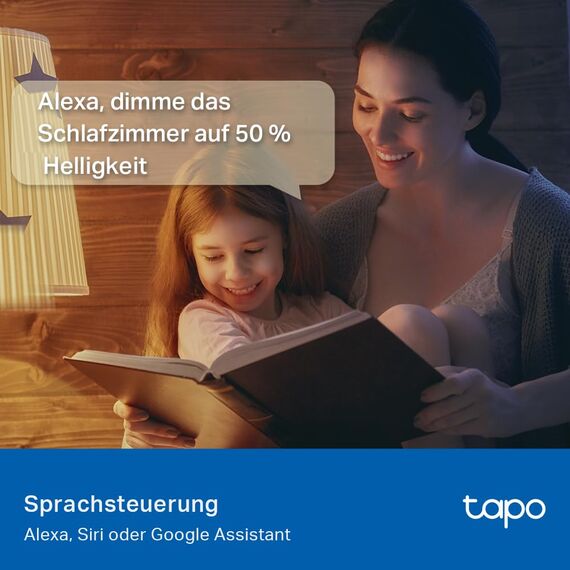 Tapo TP-Link L535E alexa lampe E27, Matter zertifiziert, Mehrfarbrige dimmbare smarte WLAN Glühbirne, Kompatibel mit Alexa, Siri oder Google Assistant, Energieüberwachung, Kein Hub notwendig