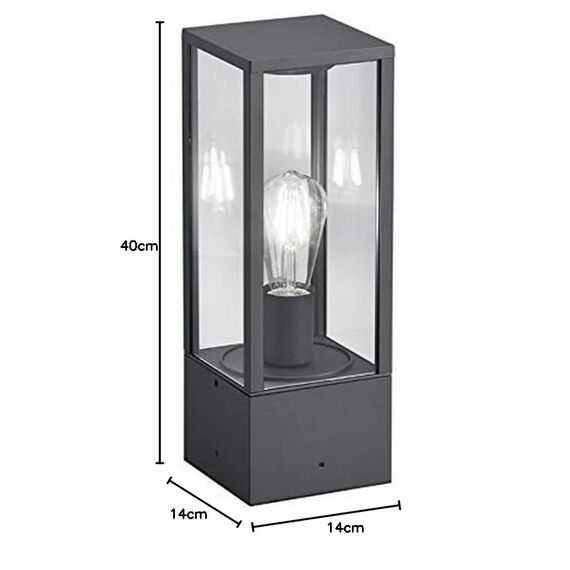 Trio Leuchten Aussen Wegeleuchte, Anthrazit, 60 watt