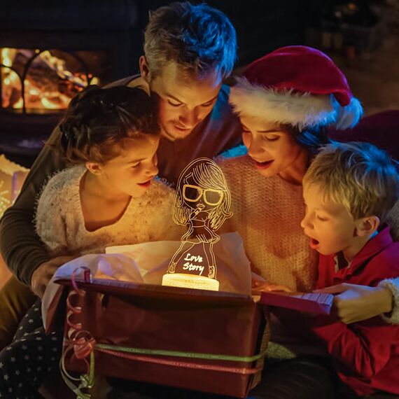 Lampe Taylor Swift Merch: 16 Farben 3D LED Illusion Nachtlicht mit Fernbedienung, Smart Touch, Taylor Swift merchandise Geschenk Fans Stuff für Mädchen Zimmer Deko Musikparty Geburtstag Weihnachten