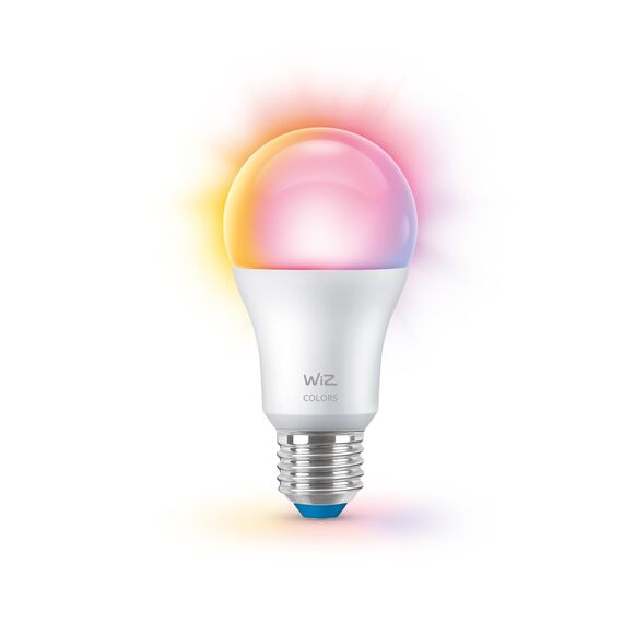 WiZ Smart LED Lampe, Color und Tunable White, E27-Sockel, 60W, 806 Lumen, dimmbar, funktioniert mit Alexa, Google Assistant, und Apple HomeKit, 1er Pack