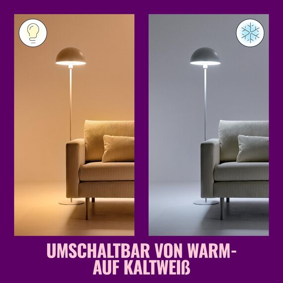 WiZ Smart LED Lampe, Color und Tunable White, E27-Sockel, 60W, 806 Lumen, dimmbar, funktioniert mit Alexa, Google Assistant, und Apple HomeKit, 1er Pack