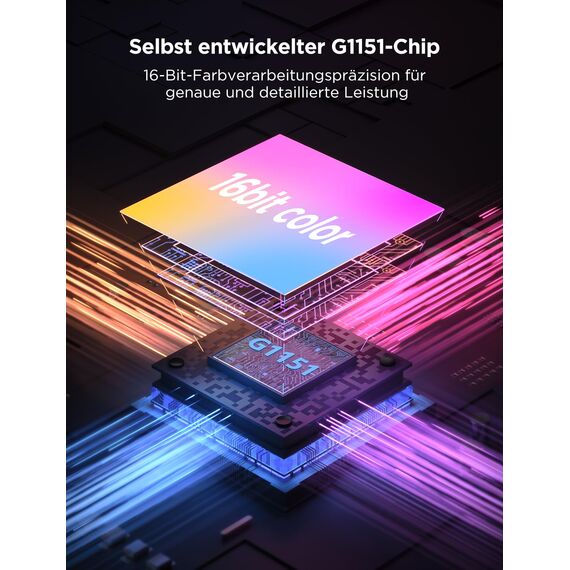 Govee RGBIC 10m LED Strip Light 2 Pro mit Matter, Smart LED Streifen mit Musik Sync, App-Steuerung, Farbwechsel, Funktioniert mit Alexa und Google Assistant, Geeignet für Zuhause Schlafzimmer