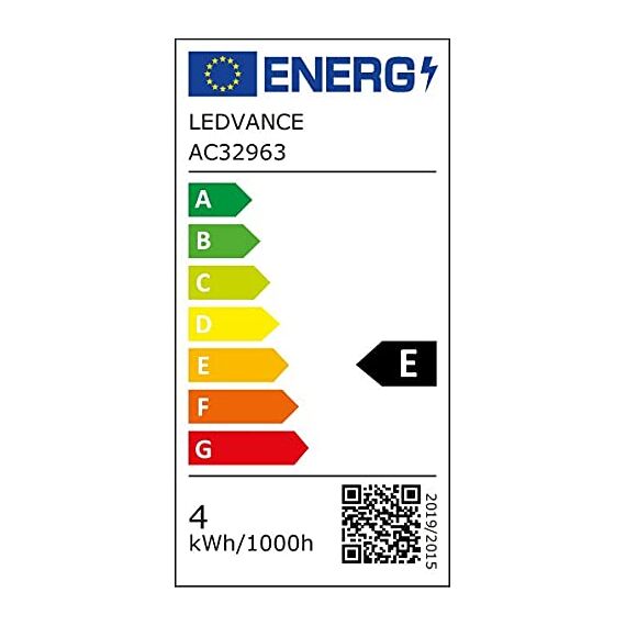 LEDVANCE Smarte LED-Lampe mit Wifi Technologie, Sockel E27, Dimmbar, Warmweiß (2700K), Tropfenform, Klares Filament, Ersatz für herkömmliche 40W-Glühbirnen, steuerbar mit Alexa, Google & App, 4er-Pack