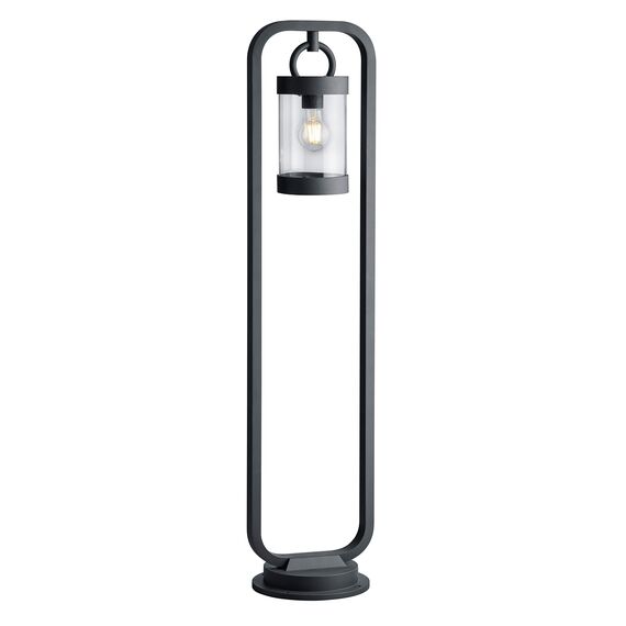 Trio Leuchten Außen Wegeleuchte Sambesi 404160142, Alumniumguss Anthrazit, Acryl klar, exkl. 1 x E27, 100 cm