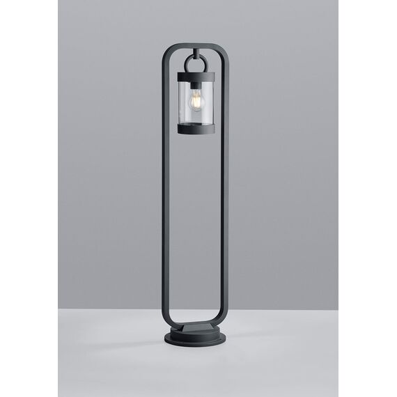 Trio Leuchten Außen Wegeleuchte Sambesi 404160142, Alumniumguss Anthrazit, Acryl klar, exkl. 1 x E27, 100 cm