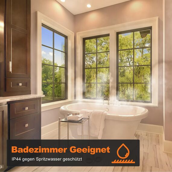 DUSKTEC Einbaustrahler LED Smart, LED Spots 230V 7W Dimmbar mit APP, Deckenspots Warm und Kaltweiss 2700K-6000K, Kompatibel mit Alexa, Spots Deckenleuchte, Einbauleuchten Decke 68mm für Bad 6er Set