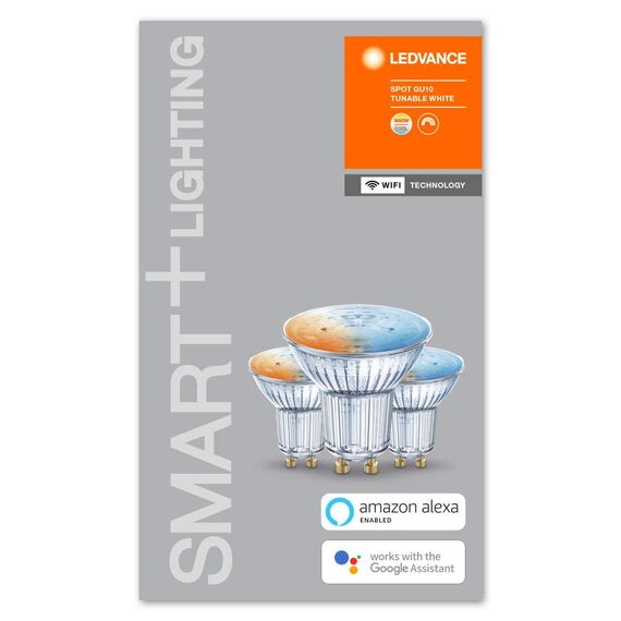 Ledvance SMARTWIFIPAR165W/827230VTWFRGU104X3LEDV Smarte LED Lampe für Home, Lichtfarbe Änderbar, 50W-Ersatz