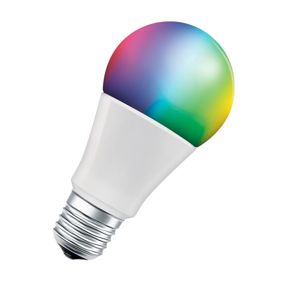 Ledvance Smarte LED-Lampe mit WiFi Technologie, Sockel E27, Dimmbar, Lichtfarbe änderbar (2700-6500K), RGB Farben änderbar, ersetzt Glühlampen mit 60 W, SMART+ WiFi Classic Multicolour, 2er-Pack