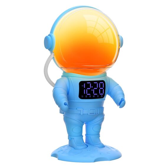 Tageslichtwecker Sonnenaufgang Lichtwecker Wecker mit Licht, Sunrise Wake Up, Smart Bluetooth Lautsprecher, 30 White Noise,Timer,Dual Alarm, Dimmbare Nachtlicht mit Farbewechel für Erwachsene & Kinder