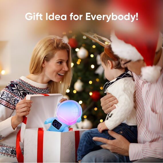 Tageslichtwecker Sonnenaufgang Lichtwecker Wecker mit Licht, Sunrise Wake Up, Smart Bluetooth Lautsprecher, 30 White Noise,Timer,Dual Alarm, Dimmbare Nachtlicht mit Farbewechel für Erwachsene & Kinder