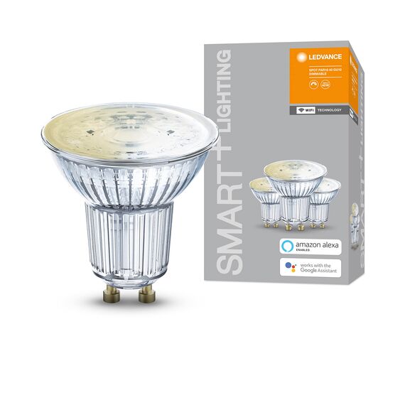 Ledvance SMARTWIFIPR165W/827230VDIMFRGU104X3LEDV Smarte LED Lampe für Home, Dimmbar, 50W-Ersatz