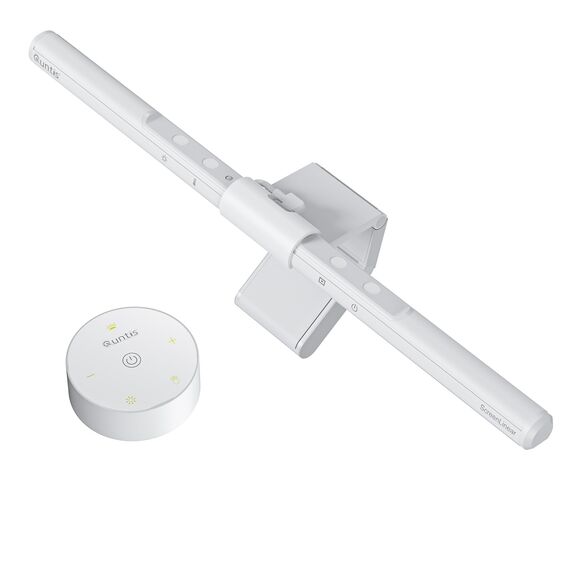 Quntis Computer Monitor Lampe LED mit Fernbedienung & Touch Control 40cm Monitor Light Bar mit Anti-blaues Licht Bildschirmlampe USB mit Auto-Dimmen PC Büro Lampe zum Augenschutz - Basic Pro Weiß