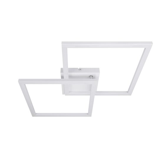 Homefire Deckenlampe LED Deckenleuchte Küche - Weiß 24W Schlafzimmerlampe Modern Design Wohnzimmerlampe Küchenlampe 3000K Warmweiß Flurlampe für Flur Küche Schlafzimmer Wohnzimmer