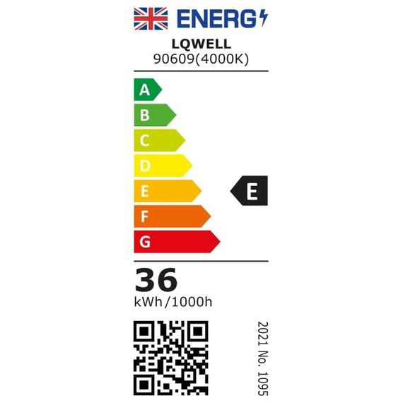 LQWELL® Deckenleuchte LED Deckenlampe, IP44 Wasserfest Badlampe Rund Flach 36W 4000K 4320LM Modern Schlicht Lampe Dünn für Wohnzimmer Badezimmer Schlafzimmer Küche Balkon Keller Büro, 400 * 24mm