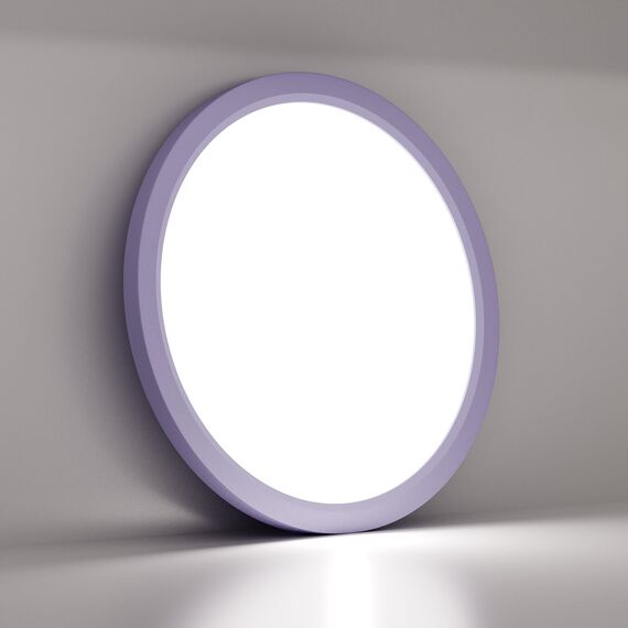 LQWELL® Deckenleuchte LED Deckenlampe, IP44 Wasserfest Badlampe Rund Flach 18W 6000K 1600LM Modern Schlicht Lampe Dünn für Wohnzimmer Badezimmer Schlafzimmer Küche Balkon Keller Büro, 220 * 24mm