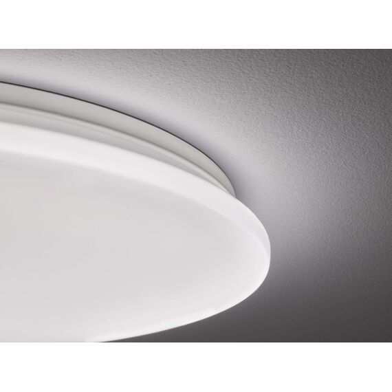 EGLO Deckenlampe Pogliola, Ø 50 cm, LED Deckenleuchte, Wohnzimmerlampe aus Stahl und Kunststoff, Lampe weiß, Kinderzimmerlampe, Küchenlampe, Bürolampe, Flurlampe Decke