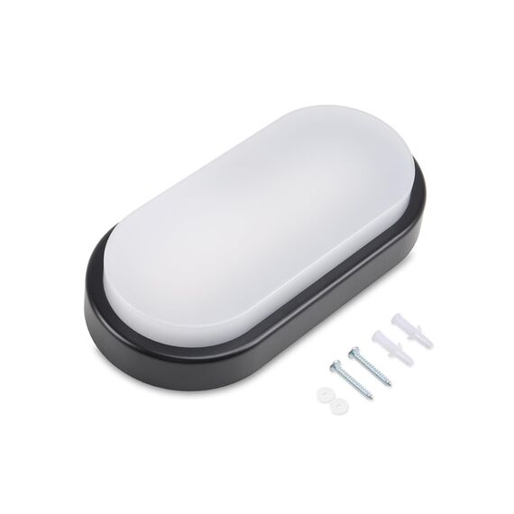 da LIGHT LED Deckenleuchte 12W 1020 Lumen Deckenlampe Extra Flach 42mm LED-Lampe IP54 Spritzwasser geschützt 230V Kellerleuchte für Badezimmer Wohnzimmer Keller Neturalweiß 4000K