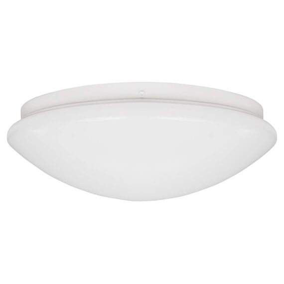 McShine - Deckenleuchte | Star | 1-flammig, Sockel für 1x E27-Leuchtmittel, HF-Melder | Deckenlampe weiß mit Bewegungsmelder für Flur, Treppenhaus, Schuppen, Kellertreppe