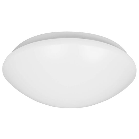 McShine - Deckenleuchte | Star | 1-flammig, Sockel für 1x E27-Leuchtmittel, HF-Melder | Deckenlampe weiß mit Bewegungsmelder für Flur, Treppenhaus, Schuppen, Kellertreppe