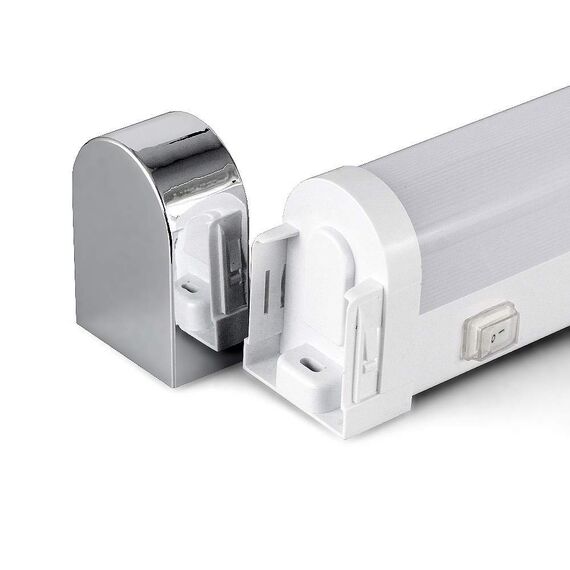 Kwazar Luminaire LED Wandlampe 45 cm Badleuchte wand 12W Wandbeleuchtung 4000K Moderne Spiegelleuchte Küche Küchenlampe ULKE mit Schalter Sehr Hell