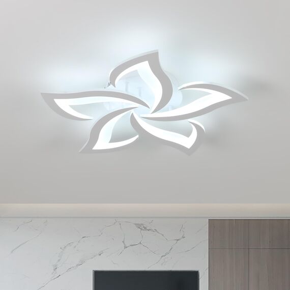 Comely Deckenlampe Led, Deckenleuchte Dimmbar, 40W 4200LM 3000k-6500k Mit Fernbedienung/APP, Moderne Deckenlampe für Wohnzimmer, Schlafzimmer, Kinderzimmer