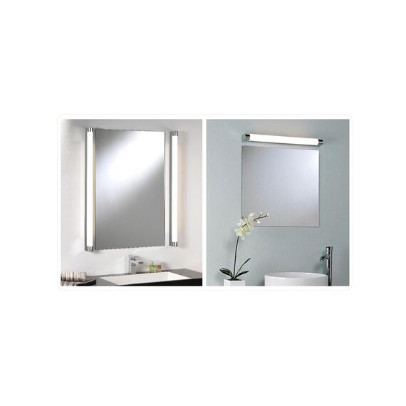 Kwazar Luminaire LED Wandlampe 60 cm Badleuchte wand 15W Wandbeleuchtung 4000K Moderne Spiegelleuchte Küche Küchenlampe ULKE mit Schalter Sehr Hell