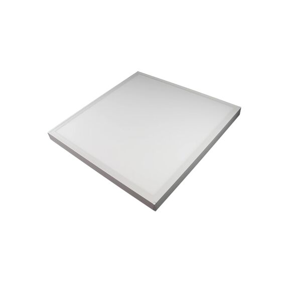 ENOVALITE LED Panel, Deckenleuchte, 62x62cm, 3600lm, 4000K, 36W, inkl. Trafo, Rasterleuchten, Einlegeleuchte, Büroleuchten (mit Aufbaurahmen, 1 Stück)
