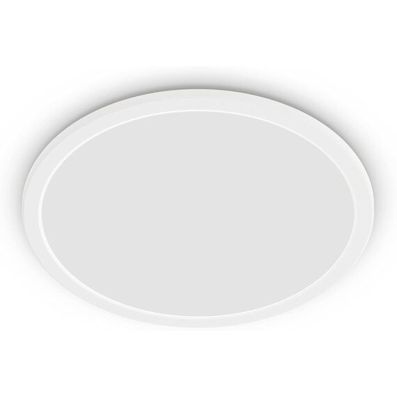 Philips LED Badezimmer Deckenleuchte Superslim (15 W), 3 Lichteinstellungen, kaltweiß Licht, dimmen ohne Dimmer, IP44 Schutz, weiß, 25cm, 2er Pack