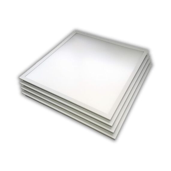ENOVALITE LED Panel, Deckenleuchte, 62x62cm, 3600lm, 4000K, 36W, inkl. Trafo, Rasterleuchten, Einlegeleuchte, Büroleuchten (ohne Aufbaurahmen, 4 Stück)
