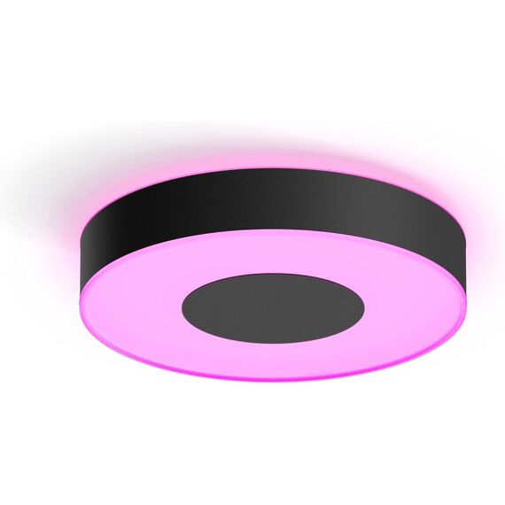 Philips Hue White & Col. Amb. Xamento Deckenleuchte, schwarz, 16 Mio. Farben, dimmbar, steuerbar via App, kompatibel mit Amazon Alexa (Echo, Echo Dot)