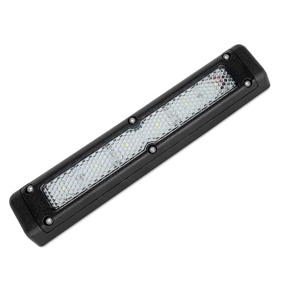 Dream lighting Wohnmobil Aussenbeleuchtung Vorzelt Wasserdicht IP65 Wohnwagen Vorzeltleuchte LED 12v Schwarz Aluguss 20CM 12W 6000K Kaltweiß