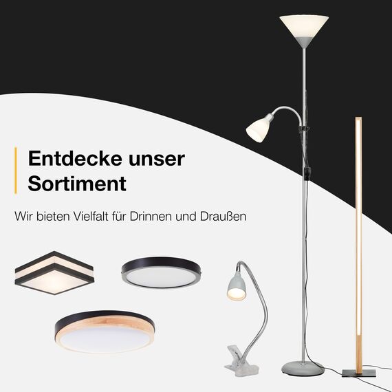 BRILLIANT Nissie Außenlampe weiß – spritzwassergeschützte Außenleuchte mit E27 Fassung – Wegeleuchte für Garten, Einfahrt & Außenbereich