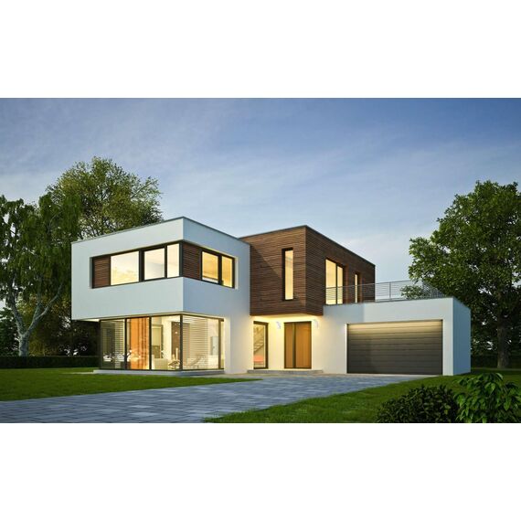 SEBSON LED Aussenleuchte Wandleuchte weiß 15W 1100lm, kaltweiß 5800K, IP65 Wandlampe für Außen, 250x176x65mm