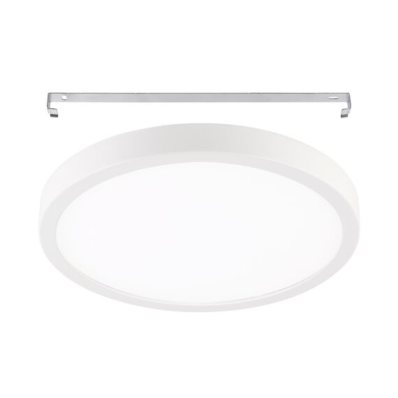 EGLO LED Deckenlampe außen Argolis 2, Außenleuchte für Wand und Decke, Outdoor Deckenleuchte aus Metall und Kunststoff in Weiß, warmweiß, IP44, ? 28,5 cm