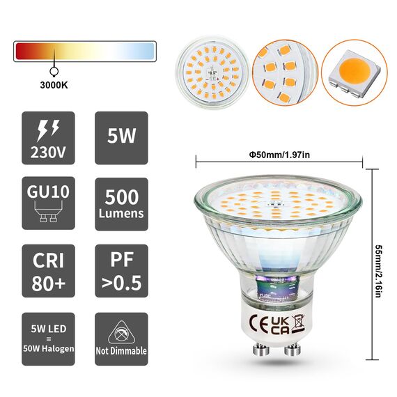 Unikcst LED Wandlampe mit Dämmerungsschalter Aussen Up Down Wandleuchte mit Lichtsensor IP44 Aussenlampe Schwarz inkl. 2x 5W GU10 Warmweiß Glühbirne,1 Stück