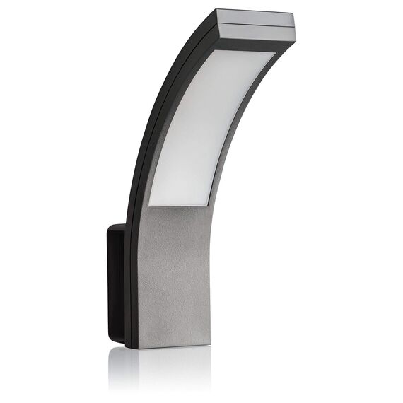 SEBSON LED Aussenleuchte Wandleuchte anthrazit 15W 1100lm, kaltweiß 5800K, IP65 Wandlampe für Außen, 250x176x65mm