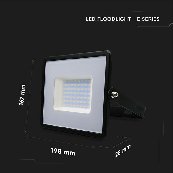 V-TAC LED-Strahler für den Außenbereich, 100 W, [Samsung-Chip, hohe Leistung, geringer Stromverbrauch] – 8700 Lumen – IP65 – LED-Strahler schwarz für Haus, Garten, Garage – wasserdicht – Scheinwerfer