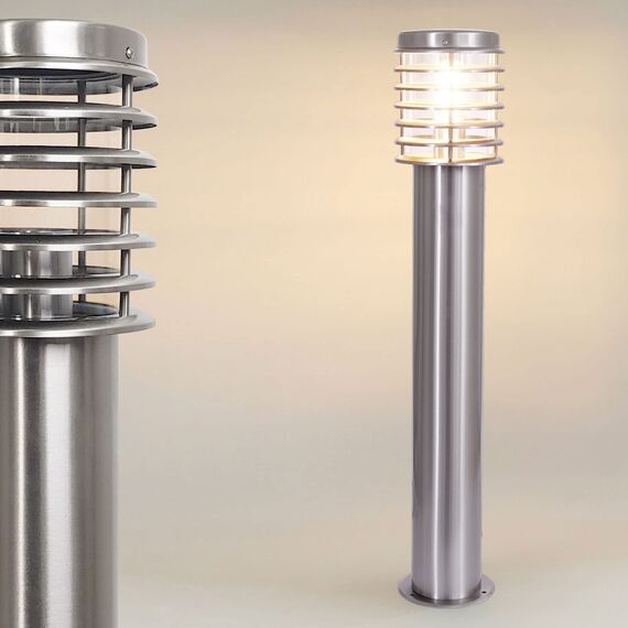 max K O M F O R T Aussenleuchte Aussenlampe Standleuchte Edelstahl 252D-800 Wegeleuchte Gartenlampe