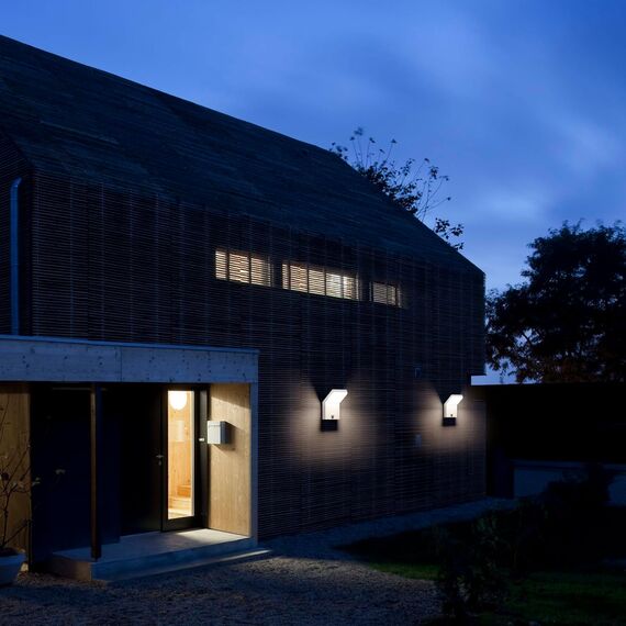 Klighten Außenwandleuchte Led mit Bewegungsmelder, 24W Außenlampe IP65 Wandleuchte Innen Außen Wandlampe, Aussenbeleuchtung für Korridor Terrasse Eingang, 1500 Lumen, Weiß, Natürlich Weiß 4000K